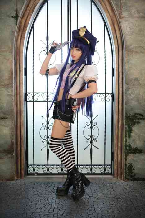 [韩国团体Spiral Cats螺旋猫Cosplay写真]ID0202 裤袜与丝袜S  ×警察角色扮演